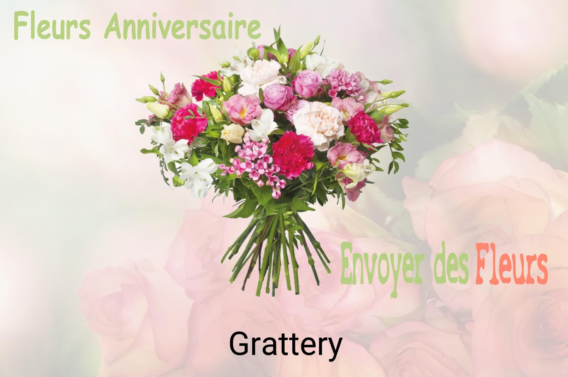 Bouquet de fleurs d’anniversaire livré à Grattery